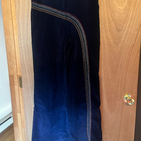 ๐ ModCloth Blue Jeans w/ Colorful Side Stripe โ Size 12 ๐ - Picture 2 of 3